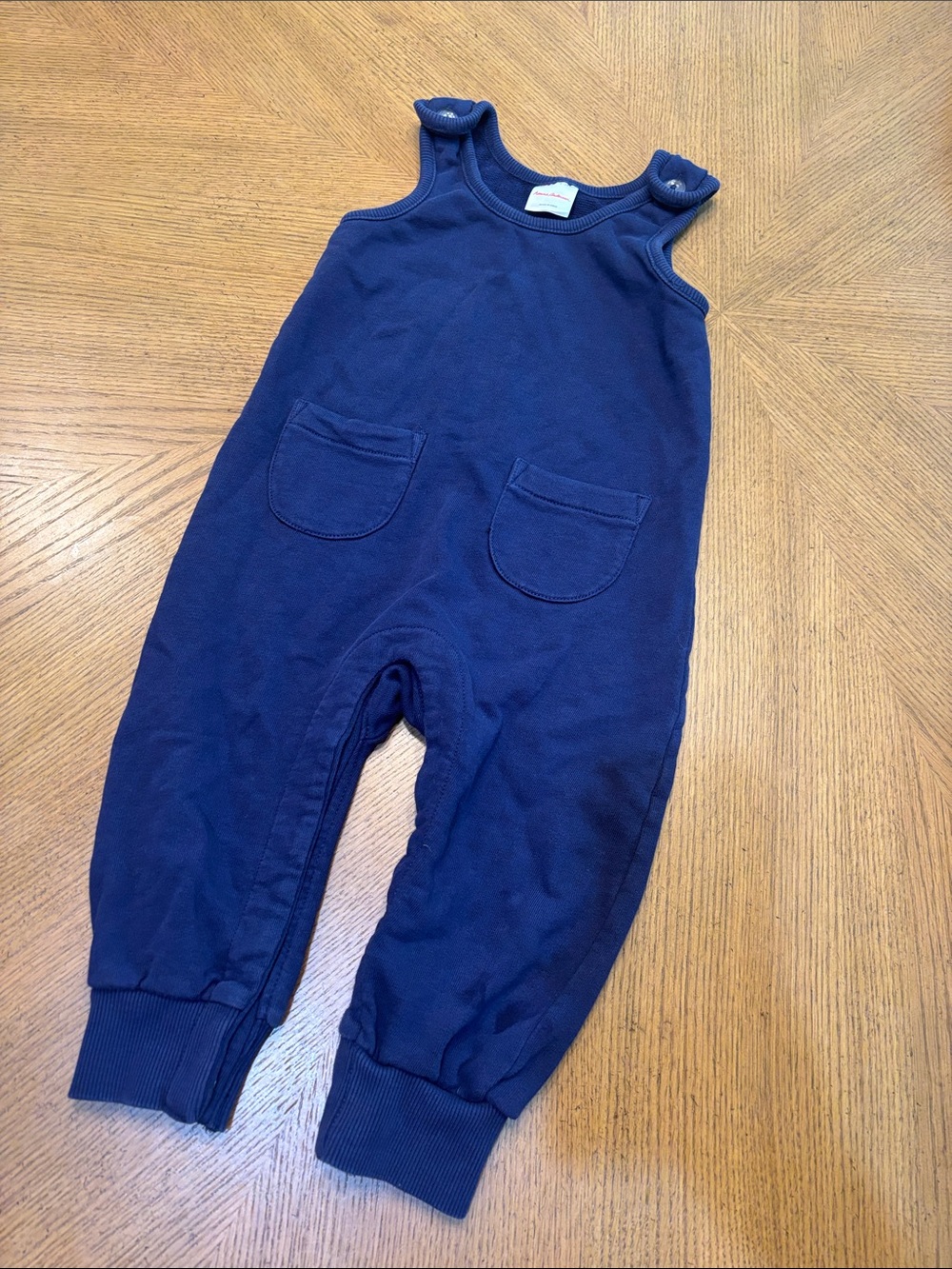 Hanna Andersson Navy One-Piece Overalls
